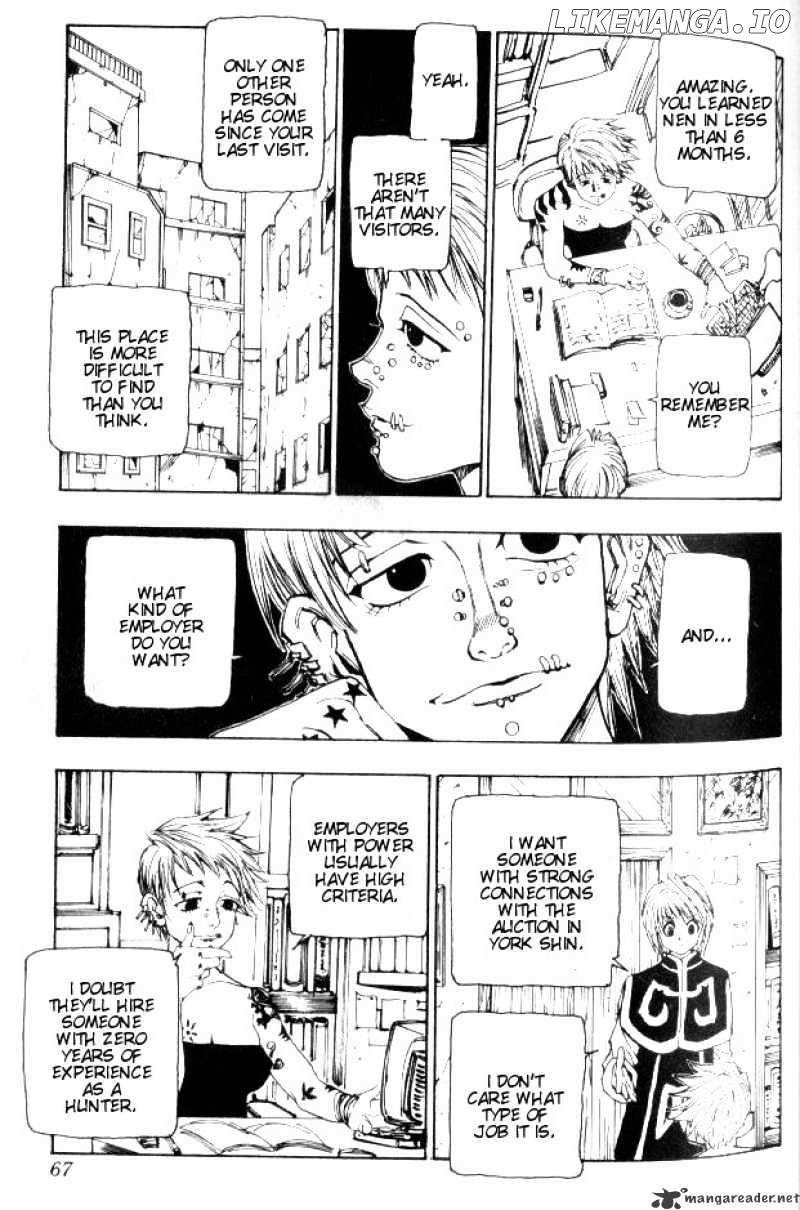 Hunter x Hunter, Chapter 67 image 05